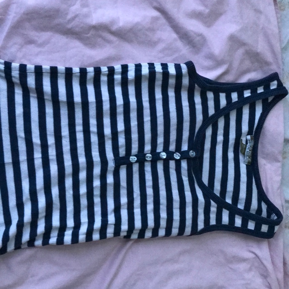 Strip tank top
